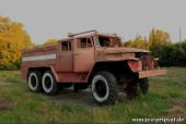 Feuerwehrwagen "Ural" im "Park der Ehre", Stadt Tschernobyl. Im Frhjahr 2010 verschwand er aus dem Park...