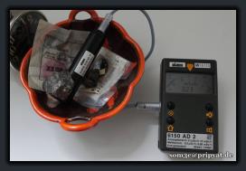 Gamma - Hochdosisleistungssonde AD15 im Betrieb