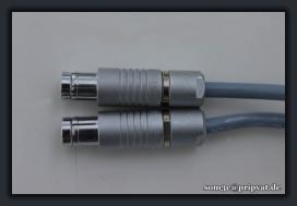 Anschlussstecker des Auensondenkabels