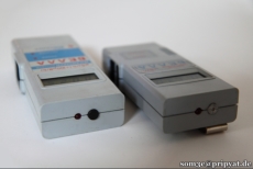 Leuchtdiode zur Kontrolle der Batteriespannung und der Startknopf