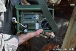 IM 7001 mit der DT 7003 Beta-Gammasonde am Greifer