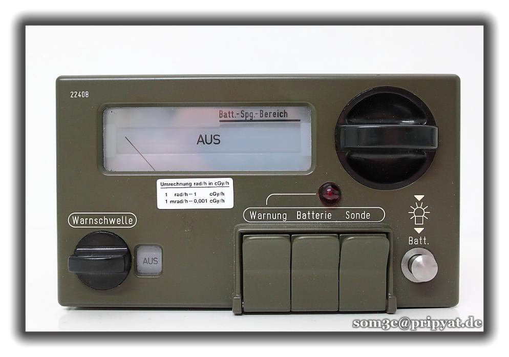 FAG Kugelfischer SV500 Geigerzähler Strahlungsmessgerät Version 2 geprüft tested 