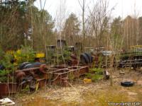 Pripjats kleiner Fahrzeugfriedhof