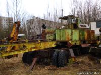 berreste eines fahrbaren Krans